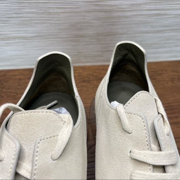 𝅺RICK Owens New Minimal Runner Sneaker In 110 Milk/Clear Size 7 EU37 - Picture 9 of 14